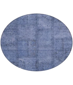Addison Chantille ACN685 Blue 8 ft. x 8 ft. Round Rug