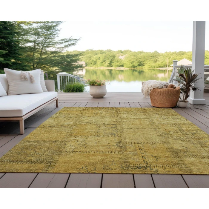 Chantille ACN685 Gold 3' x 5' Rug