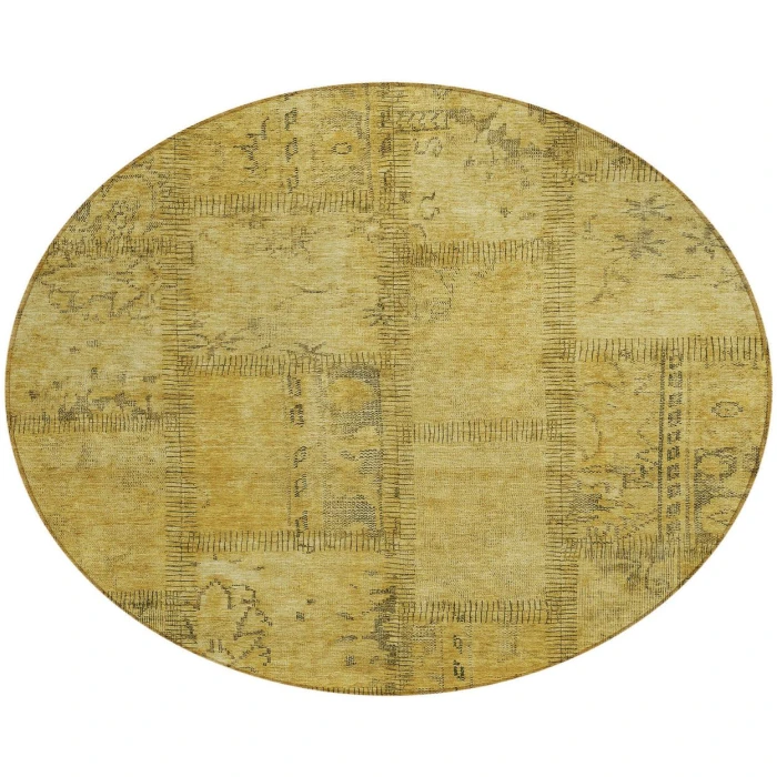 Chantille ACN685 Gold 8' x 8' Rug