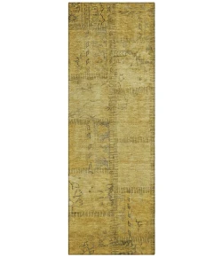 Addison Chantille ACN685 Gold 2 ft. 3 in. x 7 ft. 6 in. Runner Rug