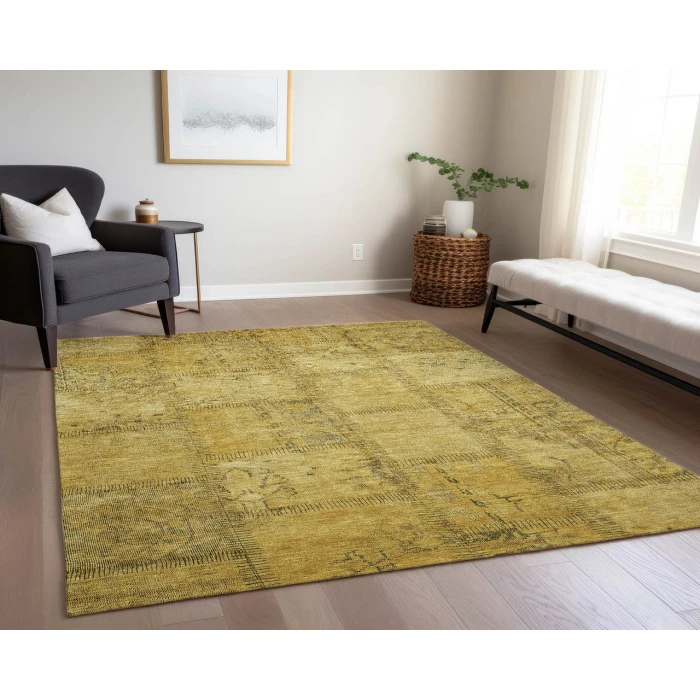 Chantille ACN685 Gold 3' x 5' Rug