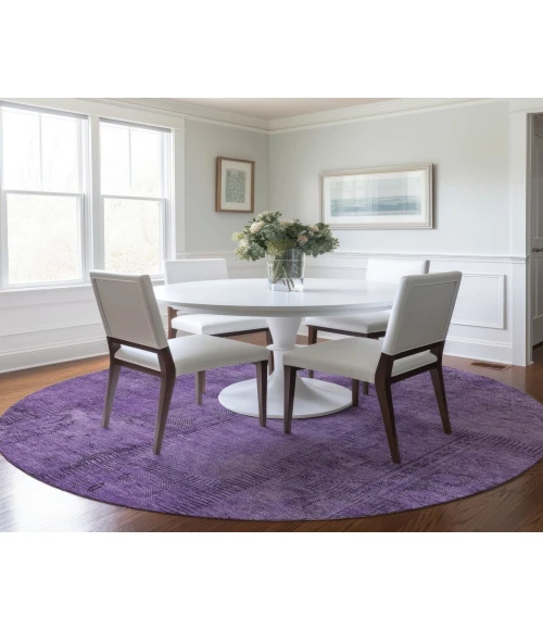 Chantille ACN685 Purple 8' x 8' Rug