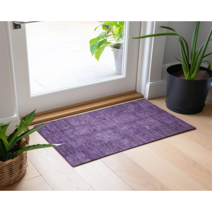 Chantille ACN685 Purple 1'8" x 2'6" Rug