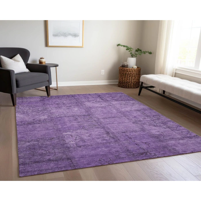Chantille ACN685 Purple 8' x 10' Rug