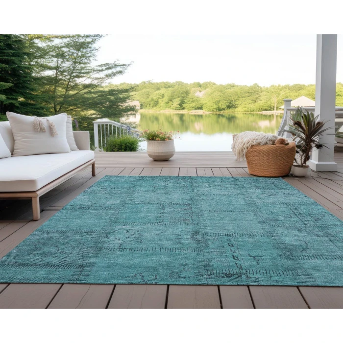 Chantille ACN685 Teal 8' x 10' Rug