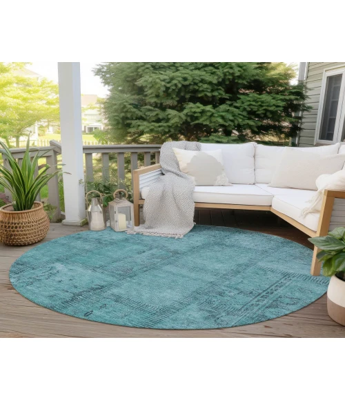 Chantille ACN685 Teal 8' x 8' Rug