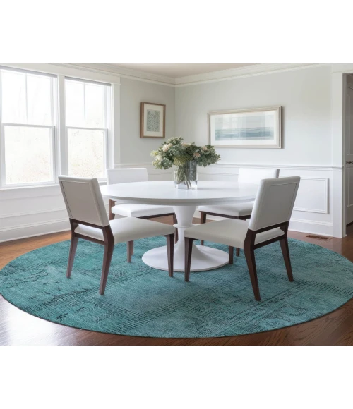 Chantille ACN685 Teal 8' x 8' Rug