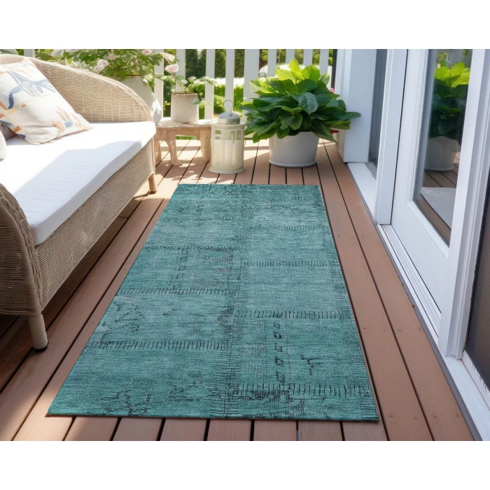 Chantille ACN685 Teal 2'3" x 7'6" Rug