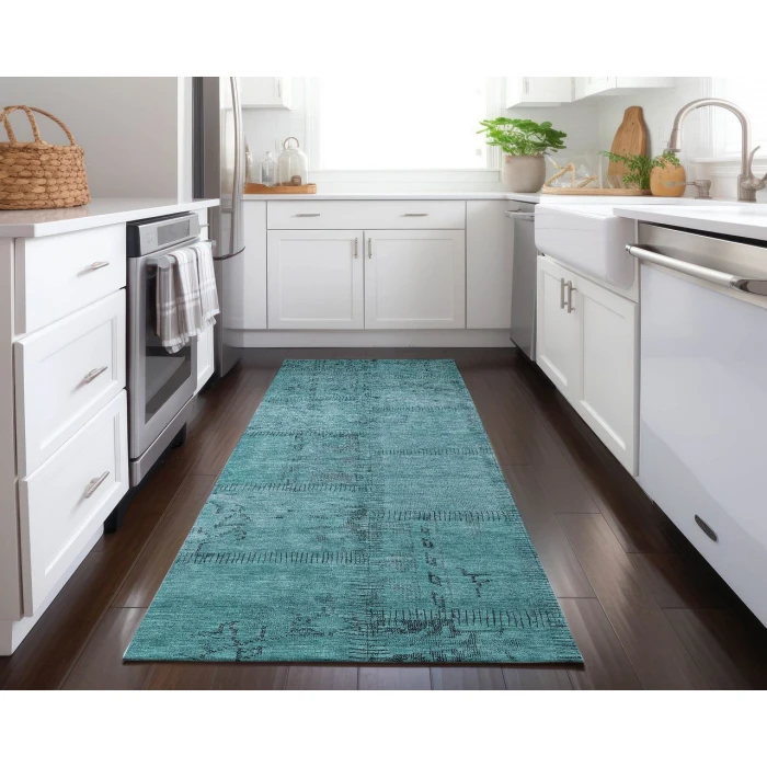 Chantille ACN685 Teal 2'3" x 7'6" Rug