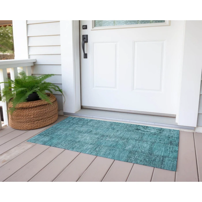 Chantille ACN685 Teal 1'8" x 2'6" Rug