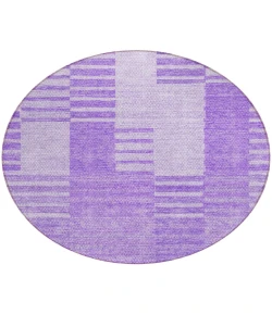 Addison Chantille ACN686 Lavender 8 ft. x 8 ft. Round Rug