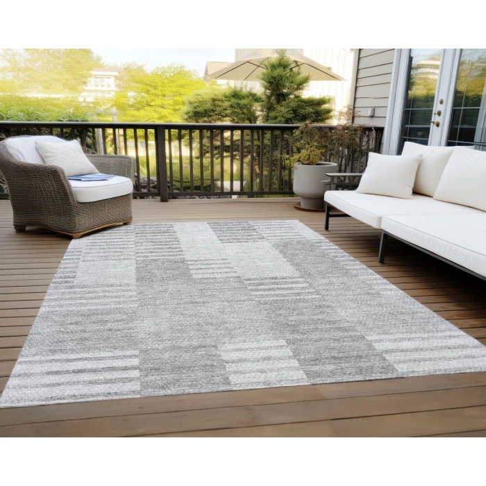 Chantille ACN686 Silver 3' x 5' Rug