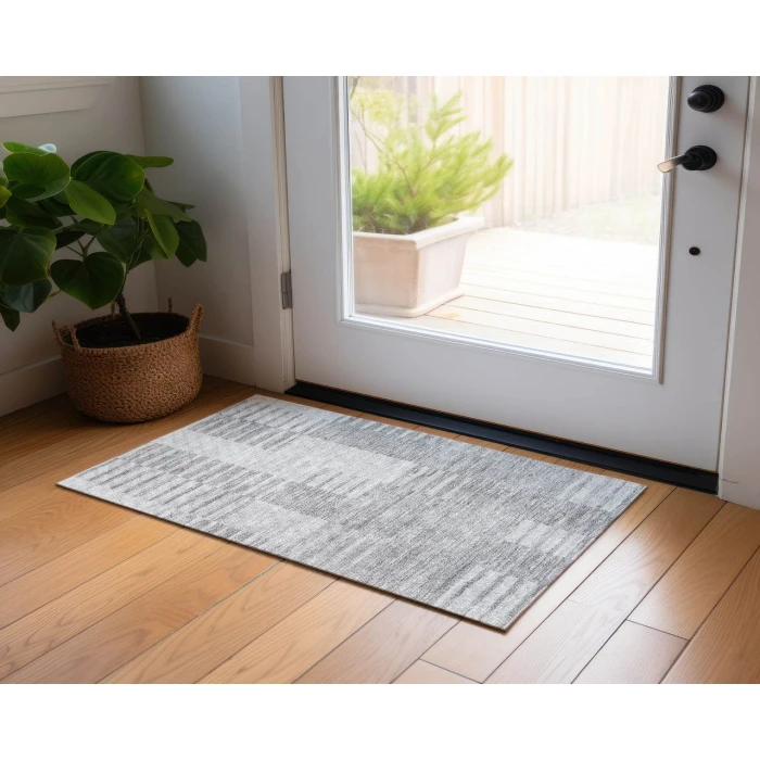 Chantille ACN686 Silver 1'8" x 2'6" Rug