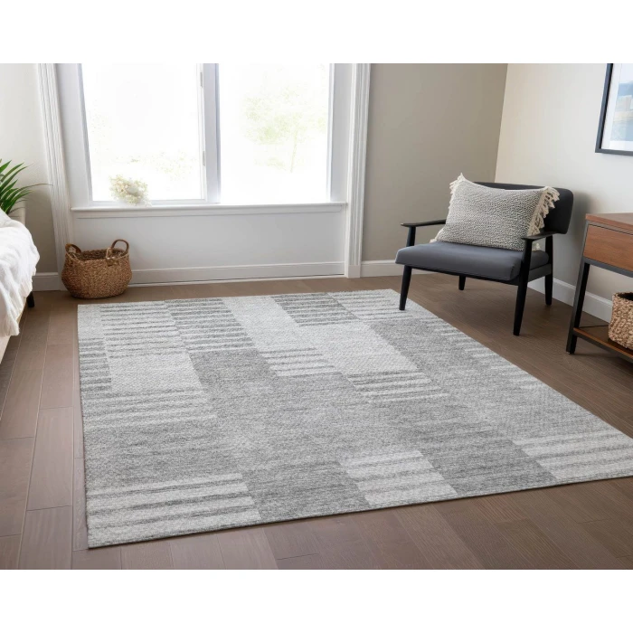 Chantille ACN686 Silver 3' x 5' Rug