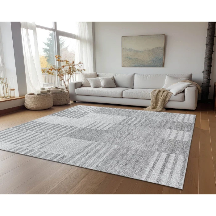 Chantille ACN686 Silver 3' x 5' Rug