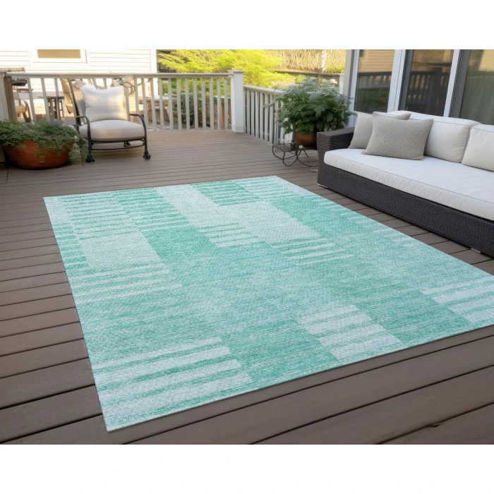 Chantille ACN686 Teal 9' x 12' Rug