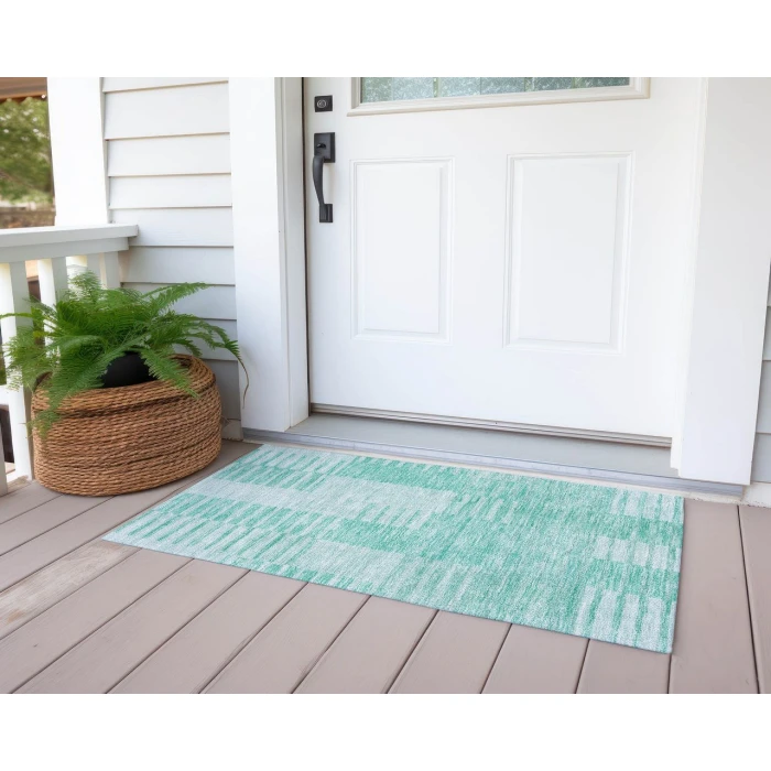 Chantille ACN686 Teal 1'8" x 2'6" Rug