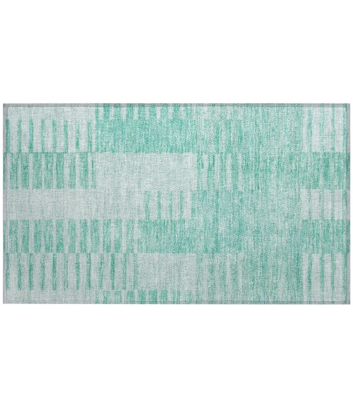 Chantille ACN686 Teal 1'8" x 2'6" Rug