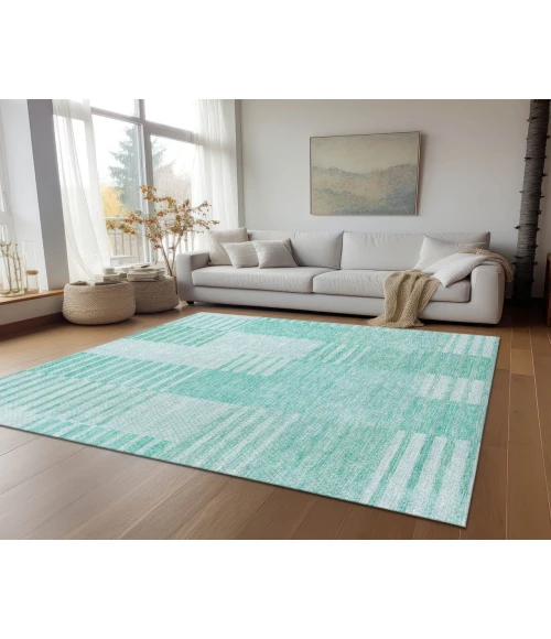 Chantille ACN686 Teal 5' x 7'6" Rug