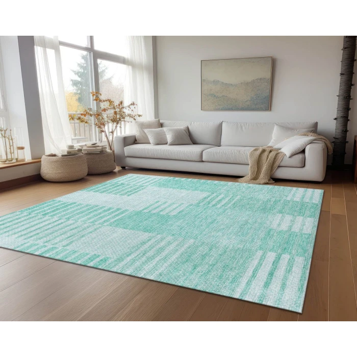 Chantille ACN686 Teal 9' x 12' Rug