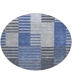 Addison Chantille ACN687 Blue 8 ft. x 8 ft. Round Rug