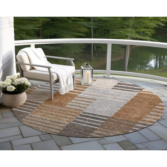Chantille ACN687 Paprika 8' x 8' Rug