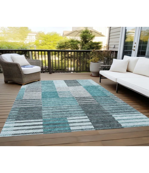 Chantille ACN687 Teal 2'6" x 3'10" Rug