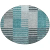 Addison Chantille ACN687 Teal 8 ft. x 8 ft. Round Rug