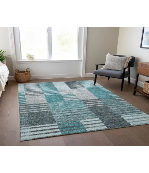 Chantille ACN687 Teal 2'6" x 3'10" Rug