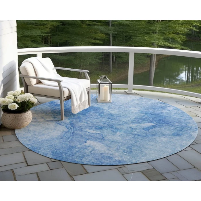 Chantille ACN688 Blue 8' x 8' Rug