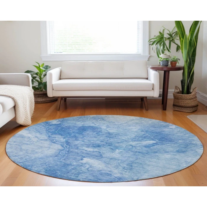 Chantille ACN688 Blue 8' x 8' Rug