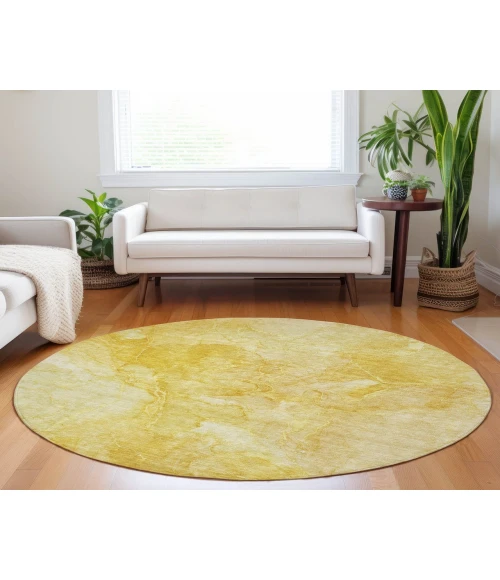 Chantille ACN688 Gold 8' x 8' Rug