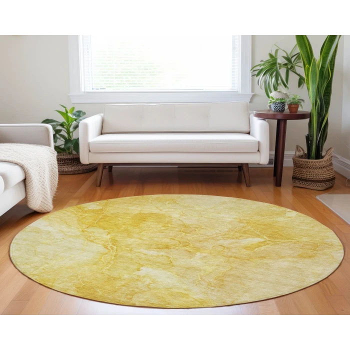 Chantille ACN688 Gold 8' x 8' Rug