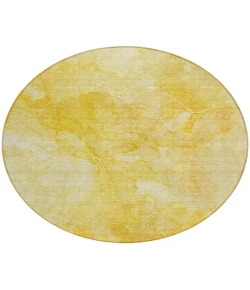 Addison Chantille ACN688 Gold 8 ft. x 8 ft. Round Rug
