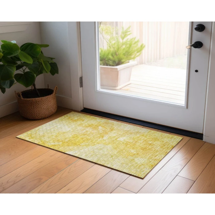 Chantille ACN688 Gold 1'8" x 2'6" Rug