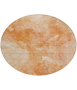 Addison Chantille ACN688 Salmon 8 ft. x 8 ft. Round Rug