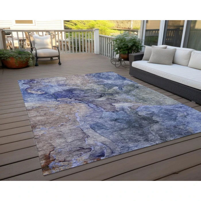 Chantille ACN689 Blue 8' x 10' Rug