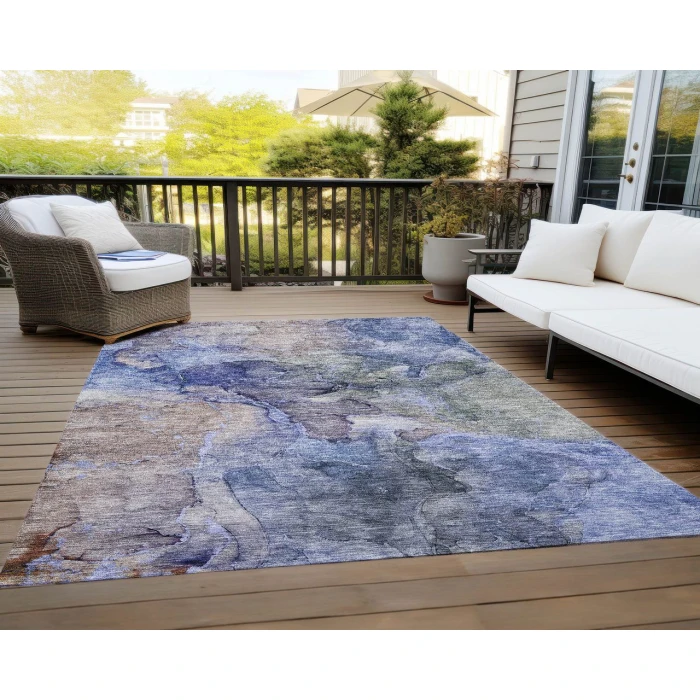 Chantille ACN689 Blue 8' x 10' Rug