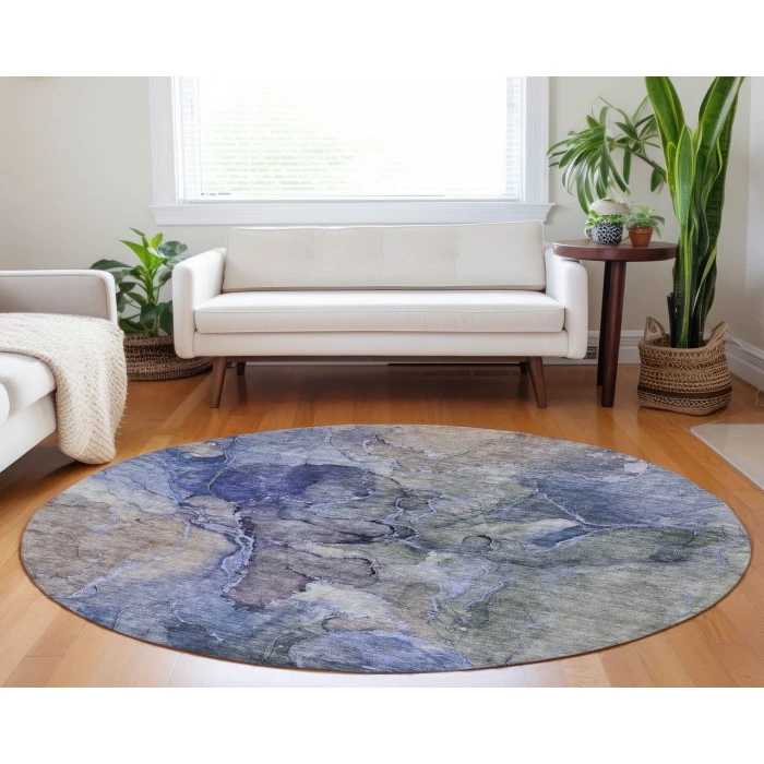 Chantille ACN689 Blue 8' x 8' Rug
