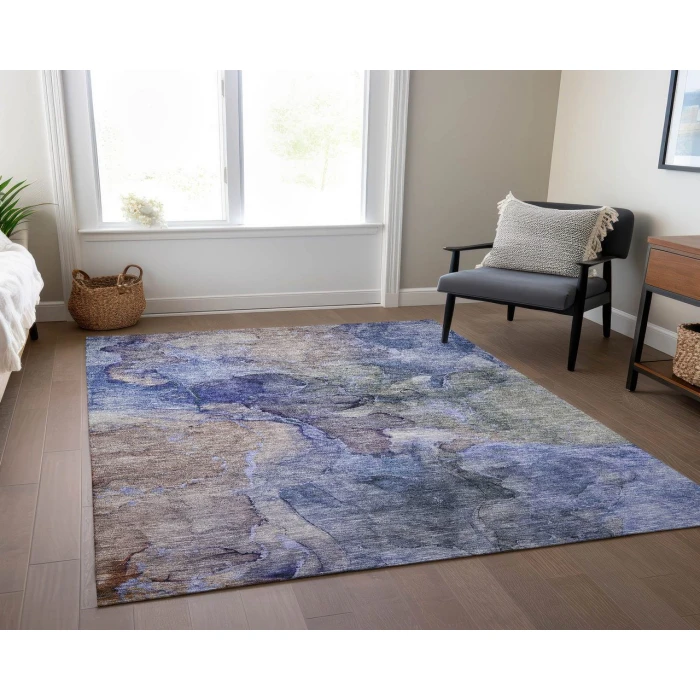 Chantille ACN689 Blue 8' x 10' Rug