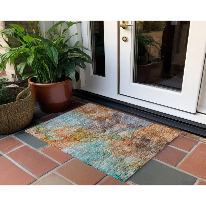 Chantille ACN689 Coral 1'8" x 2'6" Rug