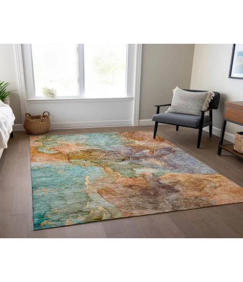 Chantille ACN689 Coral 3' x 5' Rug