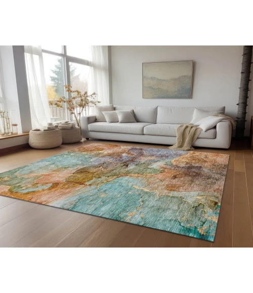 Chantille ACN689 Coral 3' x 5' Rug