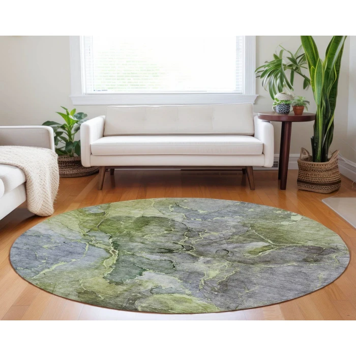 Chantille ACN689 Olive 8' x 8' Rug