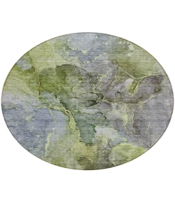 Addison Chantille ACN689 Olive 8 ft. x 8 ft. Round Rug