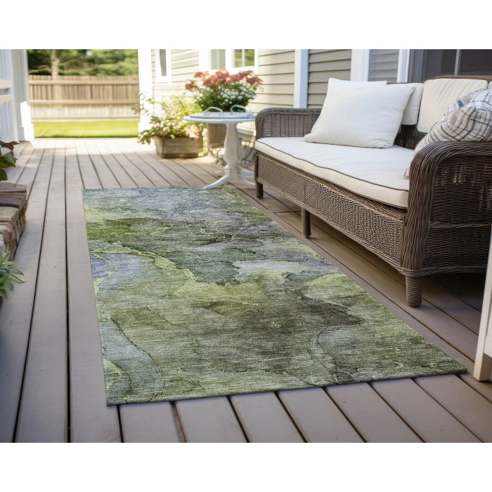 Chantille ACN689 Olive 2'3" x 7'6" Rug