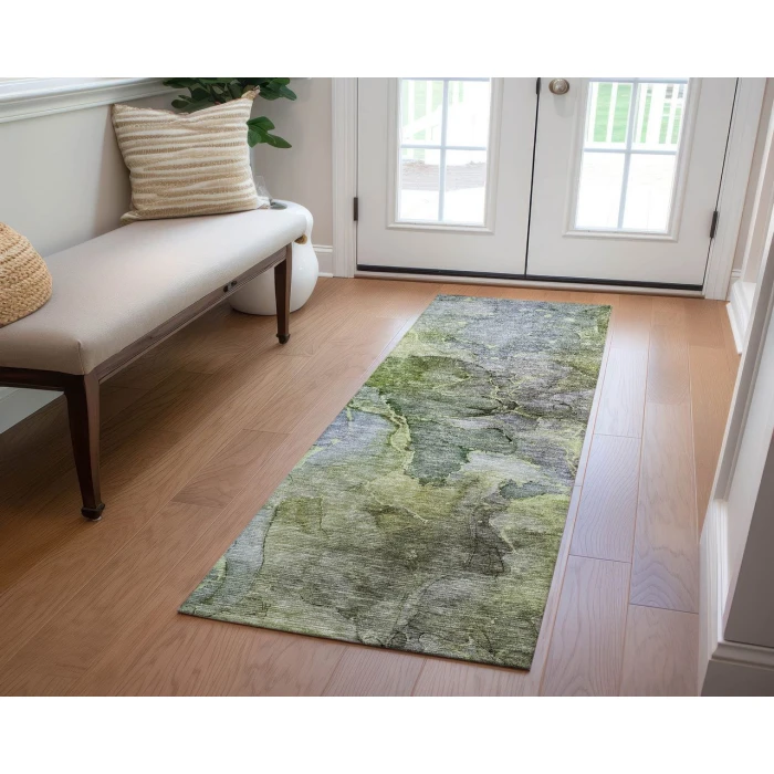 Chantille ACN689 Olive 2'3" x 7'6" Rug