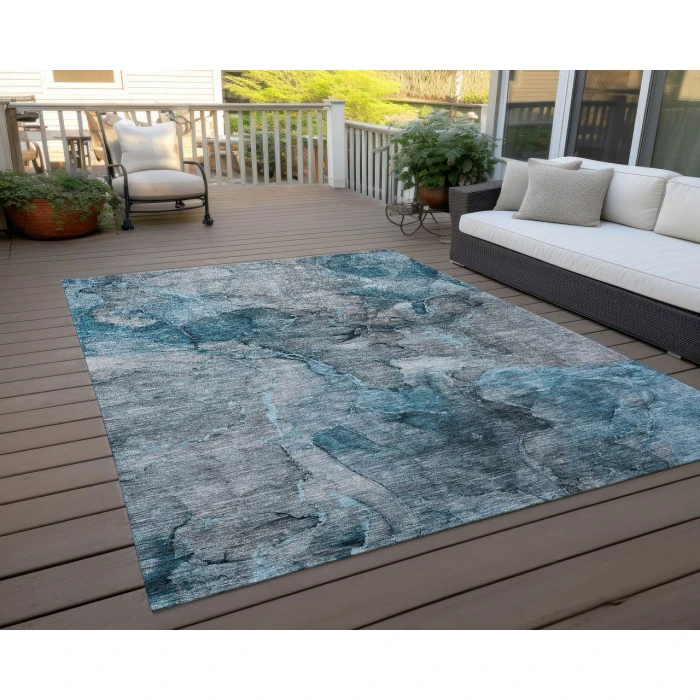 Chantille ACN689 Teal 9' x 12' Rug