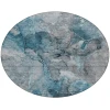 Addison Chantille ACN689 Teal 8 ft. x 8 ft. Round Rug