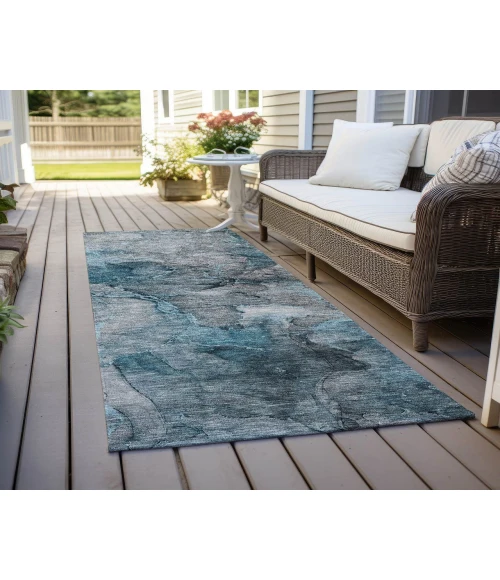 Chantille ACN689 Teal 2'3" x 7'6" Rug